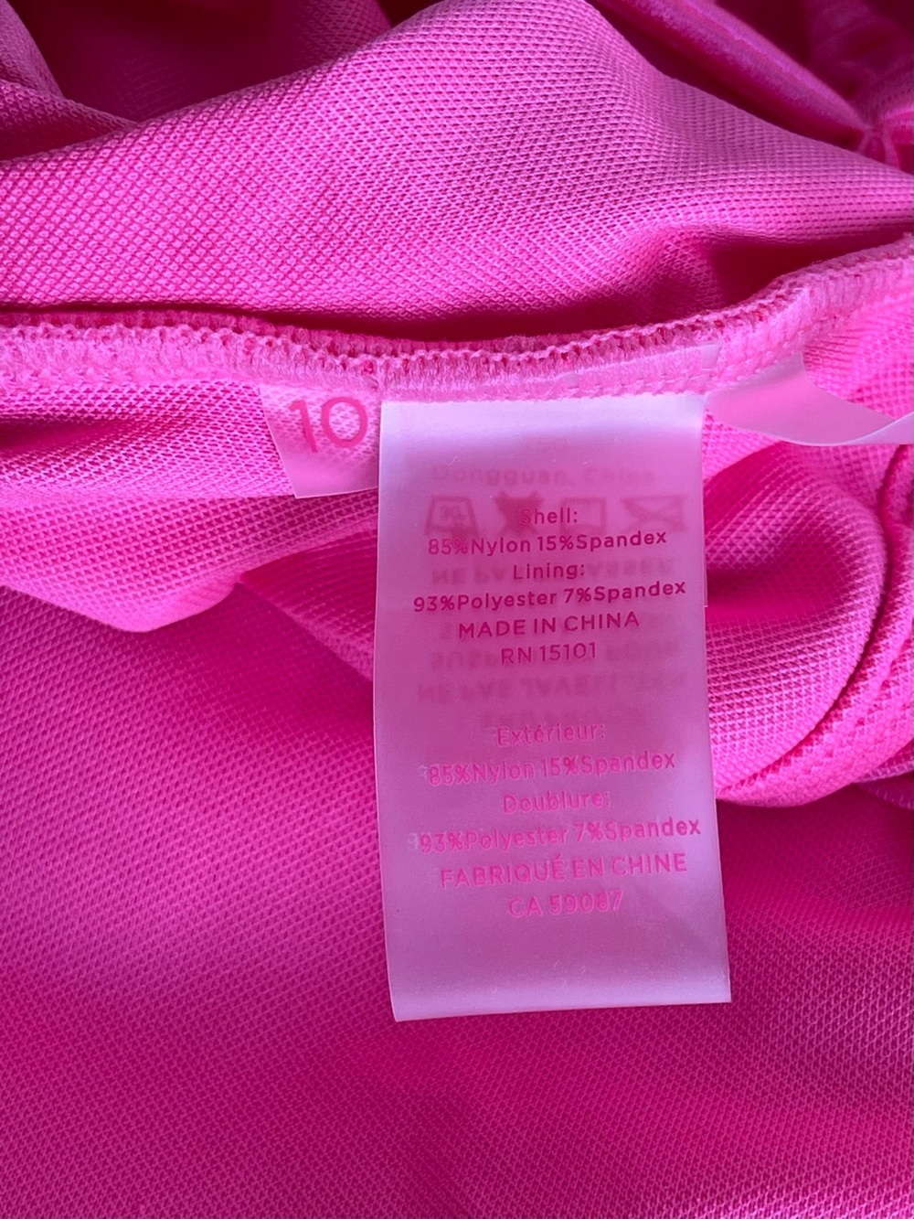 Lilly Pulitzer Aemma Ruffle One Piece Roxie Pink Size 10 - Picture 11 of 12